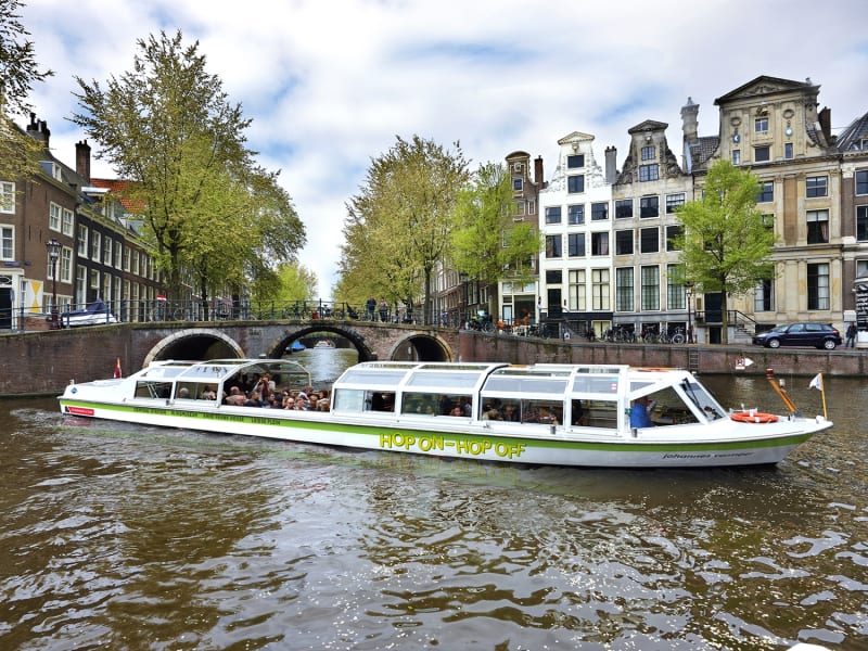 Netherlands, Amsterdam, Hop on Hop off Boat