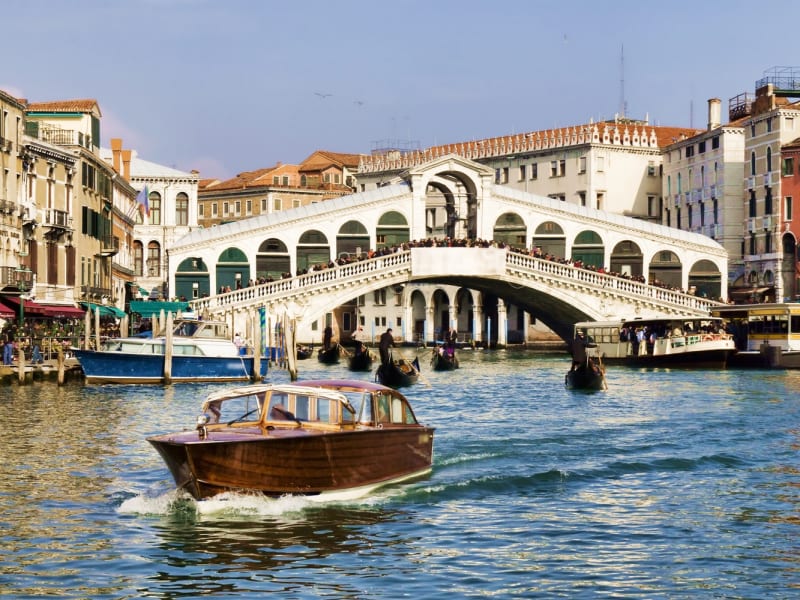 Italy, Venice, Water Taxi