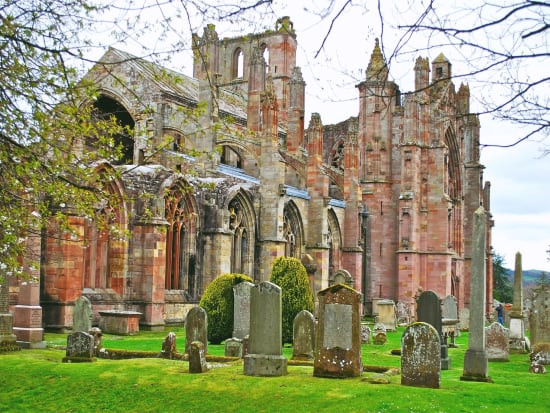 Scotland_Melrose_Roxburghshire_Melrose Abbey