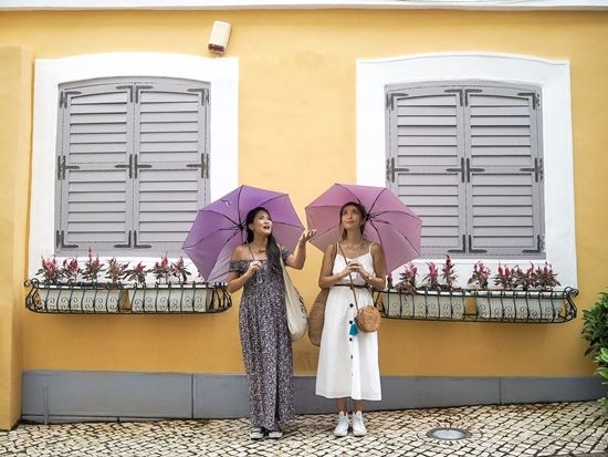 【マカオ発着】マカオの世界遺産＆厳選フォトジェニックスポットを巡る！マカオ観光ツアー　エッグタルトの試食付＜午前／1日／日本語ガイド＞