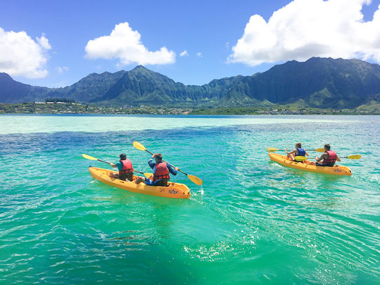 Double seat Fishing Kayak Rental - Maui Kayak Shop