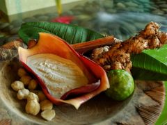 mixture of local spices in djamoe making class