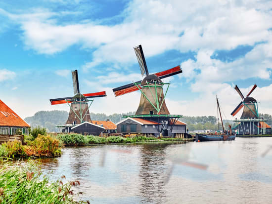Netherlands, Holland, Zaanse Schans,Windmill