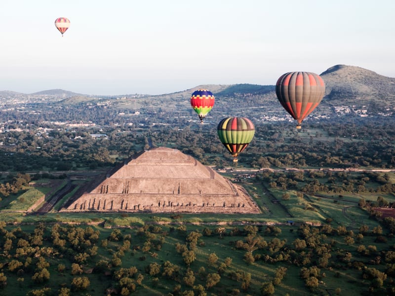 Mexico_Teotihuacan_Hot Air Balloon Ride