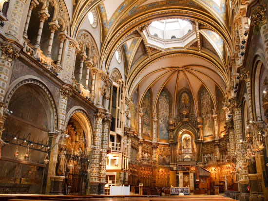 Spain_Montserrat_Monastery_Inside_shutterstock_38812204