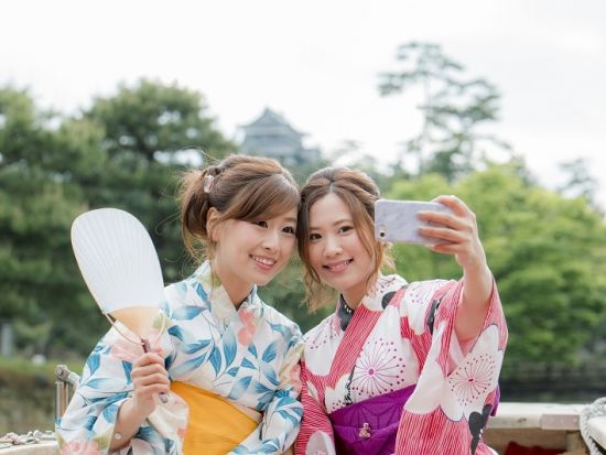 浴衣レンタル　100種類以上から選択可能！髪飾り＆バックなど貸出＋簡単ヘアアレンジ無料＜松江市／当日予約OK＞