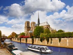 France, Paris, Seine River, cruise
