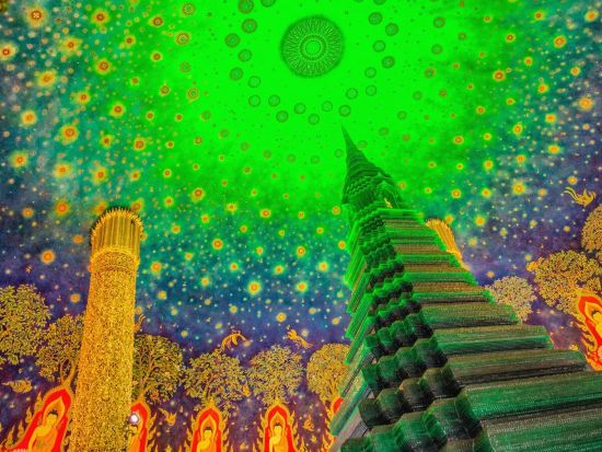 アユタヤ遺跡＋フォトジェニック観光ツアー ピンクのガネーシャ＋ワットパクナム＋ナイトマーケット　象乗り体験・タイ料理ランチ付きプランあり＜1日／日本語＞