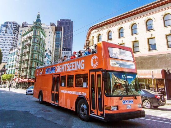 サンフランシスコ 乗り降り自由バス　チケット予約 ＜日本語オーディオガイド付き＞