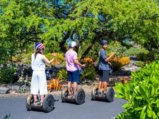 ハワイ島　セグウェイで巡るカイルア・コナ名所散策ツアー！サンセットプランあり＜英語ガイド＞