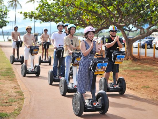 ハワイ島　セグウェイで巡るカイルア・コナ名所散策ツアー！サンセットプランあり＜英語ガイド＞