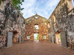 Malaysia Melaka Malacca St Pauls Church roofless
