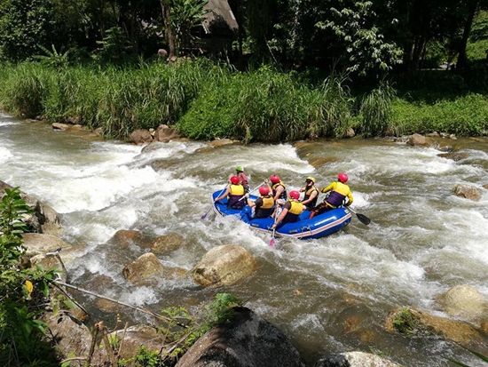 ホワイトウォーターラフティング（9km) 象乗りやATVバギー付プラン選択可 ＜終日／ホテル送迎付／英語ガイド／昼食付＞