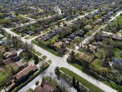 USA_Chicago_Aerial View Chicago Suburbs