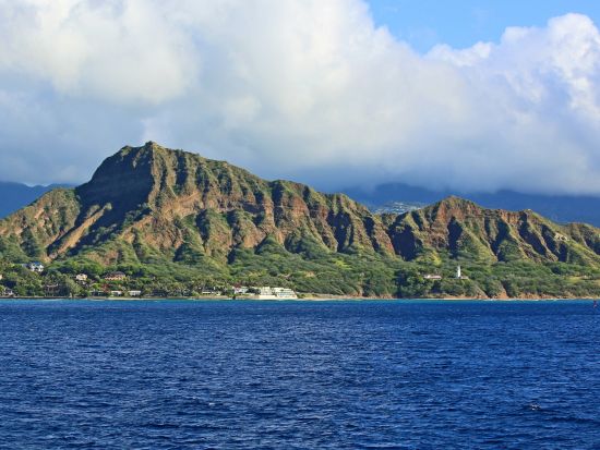 ダイヤモンドヘッド日の出ハイキング＋パラセーリングツアー　110ｍ～150ｍまで選べる高さは3種類！＜午前／ケワロ湾＞