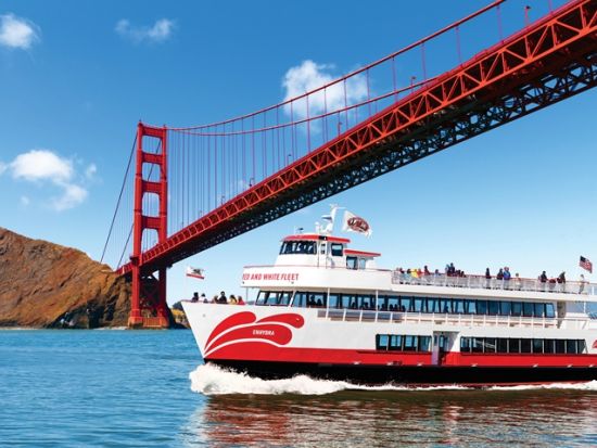 サンフランシスコ湾 遊覧クルーズ　アルカトラズ島＆ゴールデンゲートブリッジ ＜クルーズ60分／日本語オーディオガイド＞