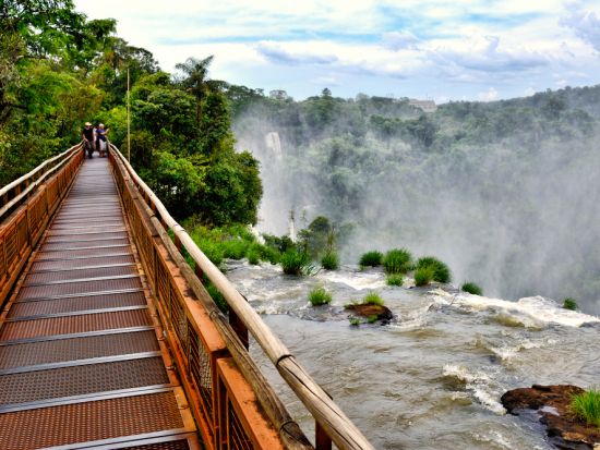 世界遺産イグアスの滝1泊2日ツアー☆ブラジル＆アルゼンチン側・バードパーク観光＆ボートツアー込み！往復航空券付きでお手配楽々！＜サンパウロ発／日本語ガイド＞