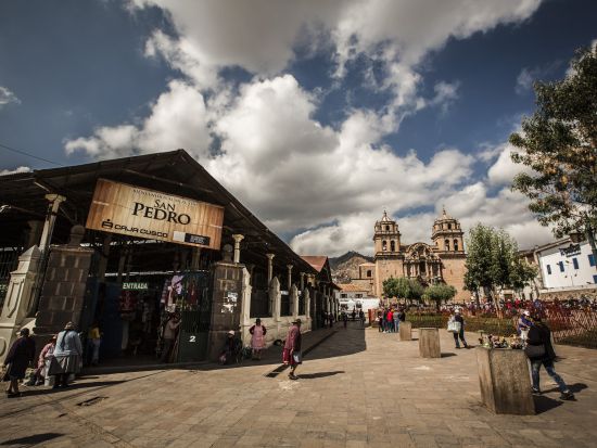 サンペドロマーケット＆サクサイワマン遺跡＆クスコ市内！半日プライベート観光ツアー＜英語ガイド／クスコ発＞