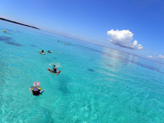 【ベストプライス】幻の島上陸＋シュノーケリング+竹富島観光ツアー　珊瑚やカラフルな魚の中をシュノーケリング＜1日／昼食付き／市街地送迎／石垣島発＞
