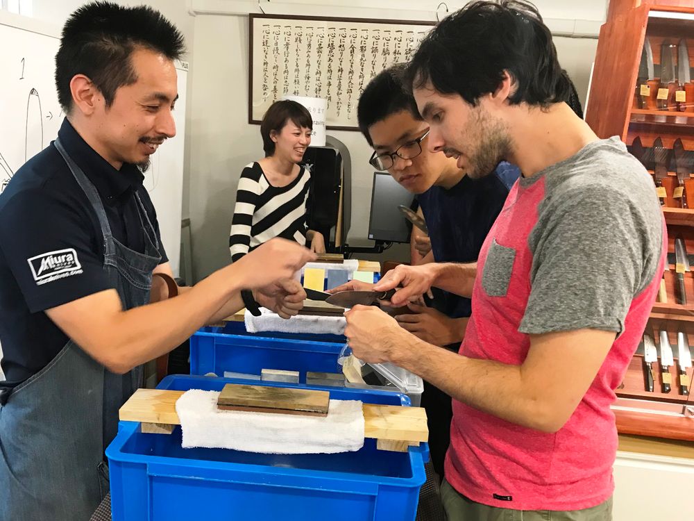 Introductory Japanese Knife Sharpening with a Professional Instructor