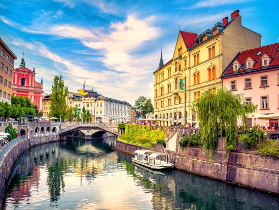 スロベニア 首都リュブリャナ 1日観光 プライベートツアー＜貸切／英語または日本語／ザグレブ発＞