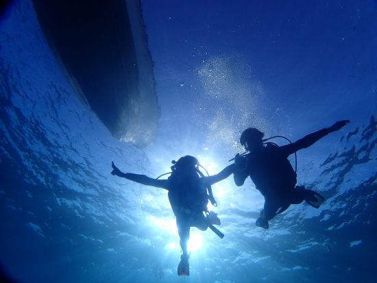 【青の洞窟＆絶叫アクティビティ】ボートでGO！青の洞窟体験ダイビング＆絶叫ウォータートイ★GoPro水中写真★専属水中ガイド★自社専用ボート