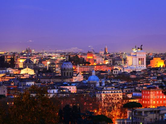 ミシュラン掲載一軒家レストランでの夕食＆ローマの夜景観賞ツアー＜英語ドライバー／専用車で移動／送迎付き＞by [みゅう]