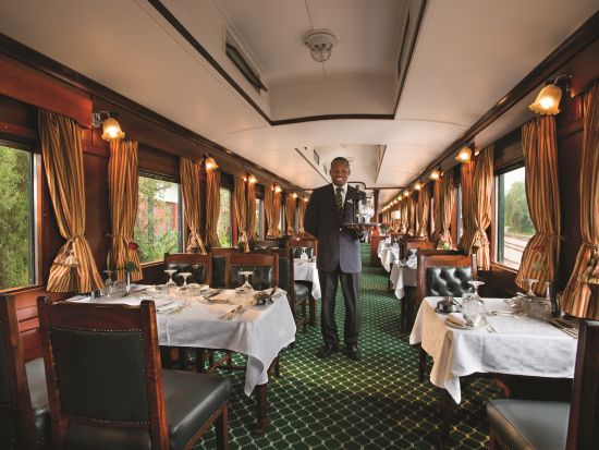 【ケープタウン発プレトリア着 3泊4日】 南アフリカが誇る豪華列車「ロボス・レイル」の旅＜駅発着／英語＞