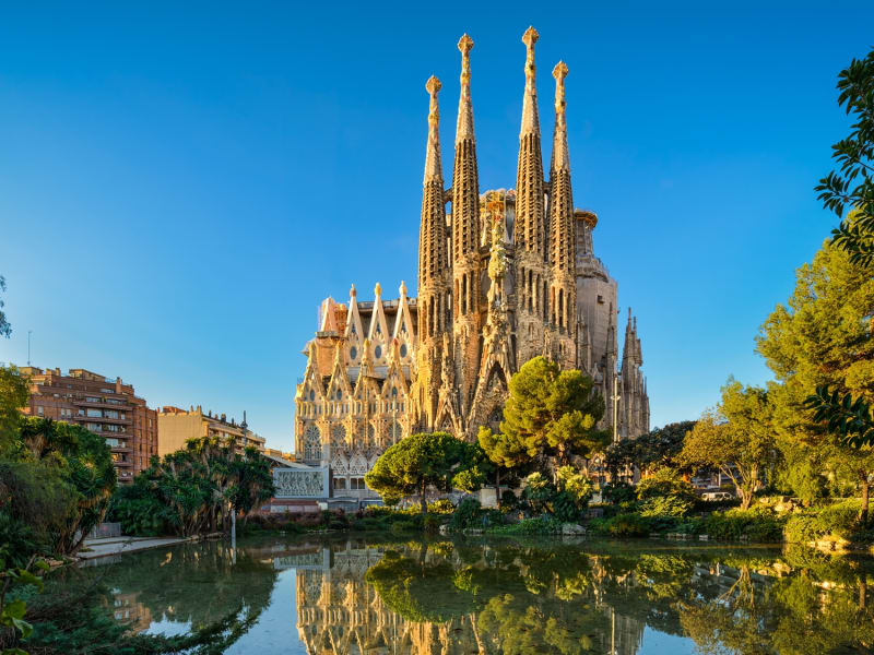 Spain, Barcelona, Sagrada Familia