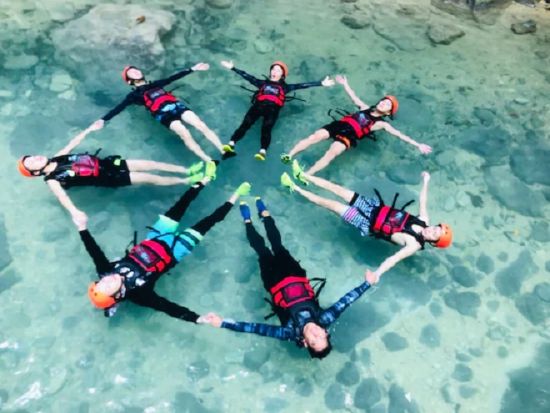 ジンベイザメシュノーケリング+カワサン滝ツアー　キャニオニングやジップライン付きプランあり！セブ島で1日遊び尽くそう＜BBQランチ／日本語ガイド／送迎＞