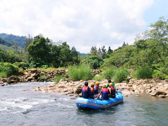 【クラビ発】ラフティング＋象トレッキング or ATV体験 日帰りアドベンチャーツアー＜送迎付／英語ガイド＞