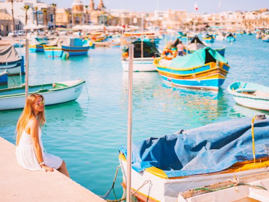 マルサシュロック＆青の洞門（ブルーグロット）半日ツアー！＜送迎付／英語／日曜催行／マルタ島発＞by マルタラマ