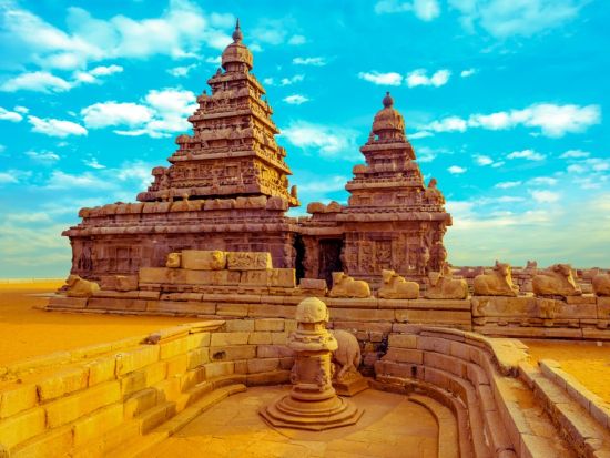 ゆったり観光におすすめ☆カーンチープラム＆マハーバリプラム 2泊3日ツアー＜貸切／英語ガイド／自由時間有／宿泊＆食事込／ホテル送迎＞