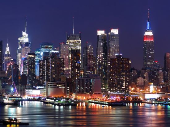 ニューヨーク夜景観賞ツアー　ブルックリン・ブリッジ＋ハミルトン・パーク＋ガントリープラザ州立公園＜日本語ドライバーガイド／貸切＞ 