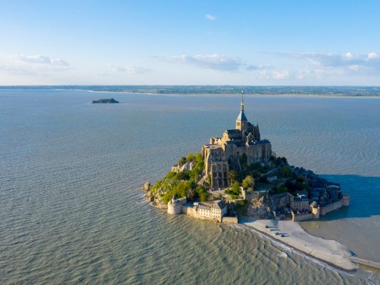 世界遺産モンサンミッシェル　ウルトラライトプレーン遊覧飛行 ＜フライト時間20分／日本語アシスタント／現地集合・解散＞