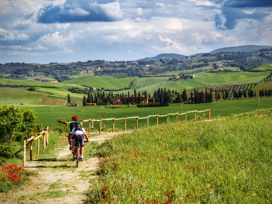 tuscany, countryside, bike, tour
