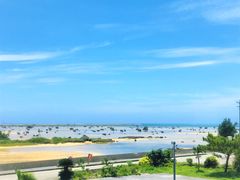 ホテルてぃだの郷からの眺望(佐和田の浜)
