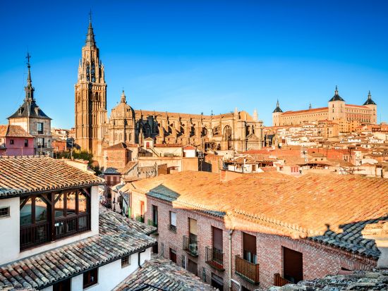 世界遺産トレド 1日観光ツアー　サン・フアン・デ・ロス・レイエス修道院＆カテドラルを含む5か所入場 ＜ランチ付きプランあり／英語ガイド／マドリード発＞