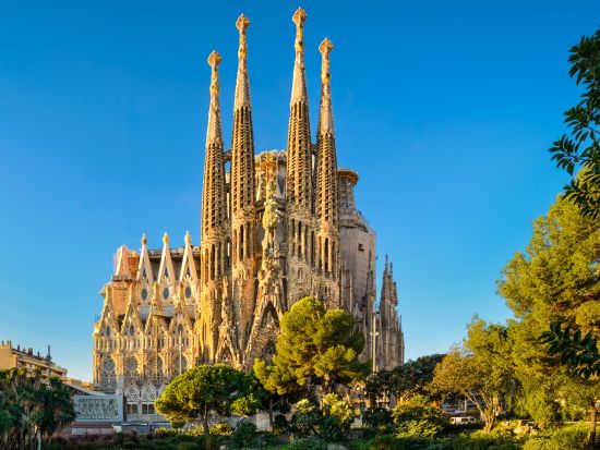 世界遺産サグラダ・ファミリア（エレベーター付）＆グエル公園＆カサ・バトリョ＆カサ・ミラ＆グエル邸　入場チケット事前予約 ＜1日または2日券／昼食付き＞