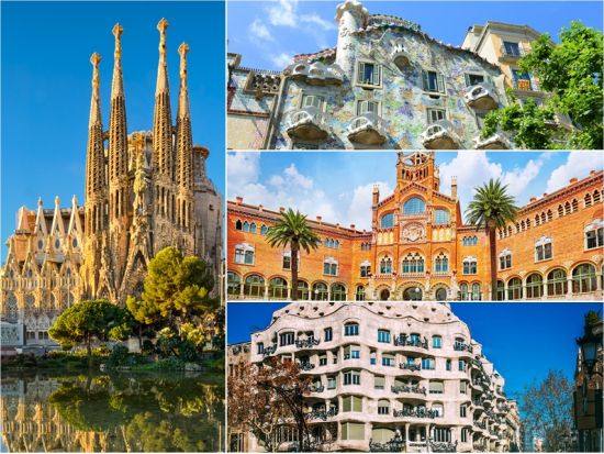 世界遺産サグラダ・ファミリア（エレベーター付）＆モデルニスモ建築　1日観光ツアー ＜昼食付き／日本語ガイド／バルセロナ＞