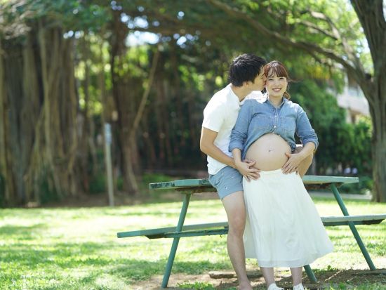 ハワイ　マタニティフォト　経験豊富なカメラマンが撮影！リラックスした雰囲気で安心＜マジックアイランド／カカアコ／カイマナビーチ＞ 
