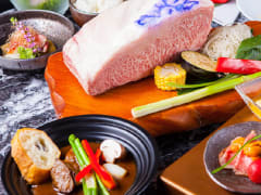 精选神户牛铁板烧套餐（Fine Selected Kobe beef Teppanyaki course）2