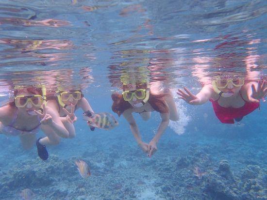 プライベートスキンダイビングコース　初心者大歓迎！お魚いっぱいの海でグアムの海を満喫してください。