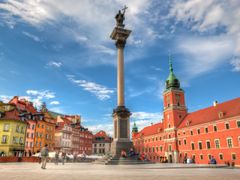 warsaw, royal castle square, old town