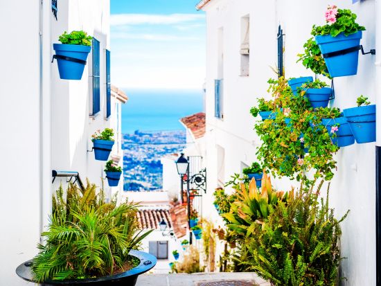 アンダルシアの白い村 ミハス＆モンテフリオ 1日観光プライベートツアー＜ベンツ車利用／グラナダ発マラガ着＞