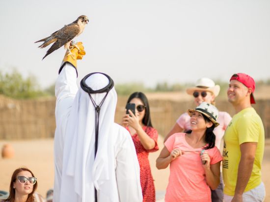 ドバイ熱気球遊覧スタンダードプラン 感動のサンライズと砂漠の絶景を堪能！朝食＋ラクダ乗り付きおすすめプラン＜9月～6月／ドバイ発／往復送迎付／朝食付＞