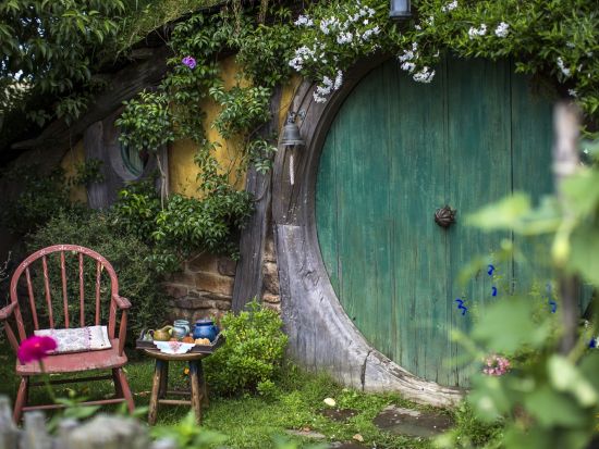 ワイトモ洞窟土ボタル鑑賞＋ホビトン日帰り観光ツアー 「ロード・オブ・ザ・リング」のロケ地へ！＜昼食付き／英語ガイド／オークランド発着＞