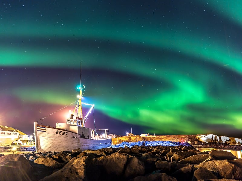 Northern Lights Boat Reykjavik activities, fun things to do in Iceland(Iceland)｜VELTRA