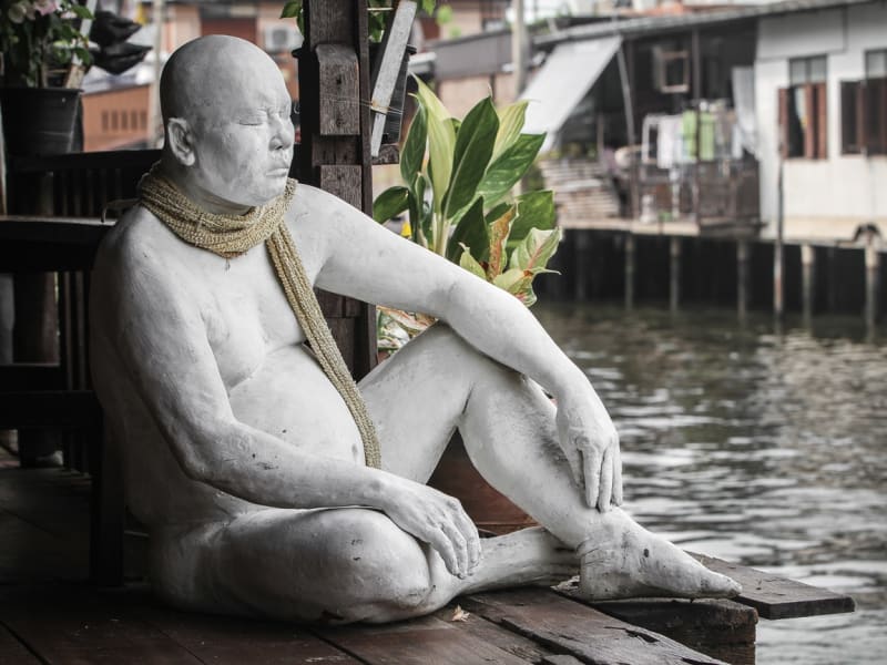 Baan Silapin Artist's House Human Statues Bangkok 
