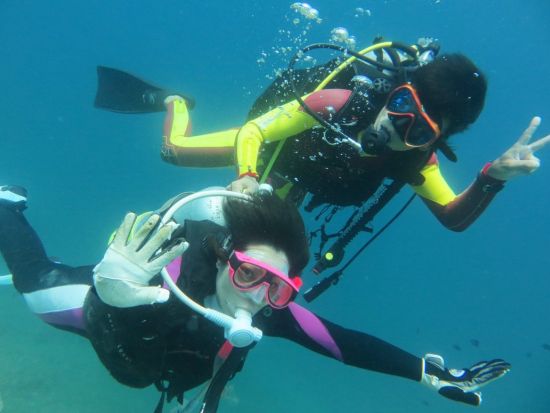 体験ダイビング 器材一式レンタル込 1名～参加OK！ダイビング終了後は温泉に立ち寄りあり　＜鹿児島市発＞ by アクアトリップ ダイビング